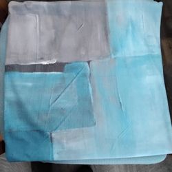 (2) 16" x 16" zippered pillow covers