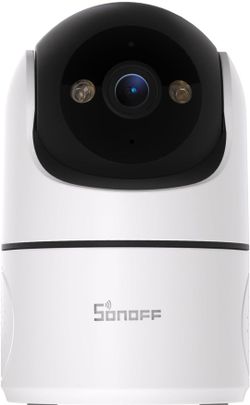 SONOFF Indoor Security Camera 1080P, CAM-PT2 Pan Tilt WiFi Camera with 360° View, Motion Tracking, Color Night Vision, 2-Way Audio, Privacy Mode, Comp