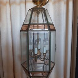 Vintage Fred. Ramond Brass Chandelier 