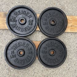 40 lbs of Weight Plates (4x10s)