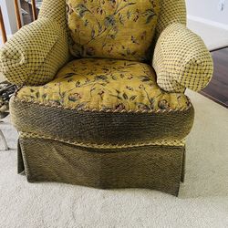 Matching Chairs & Ottoman 