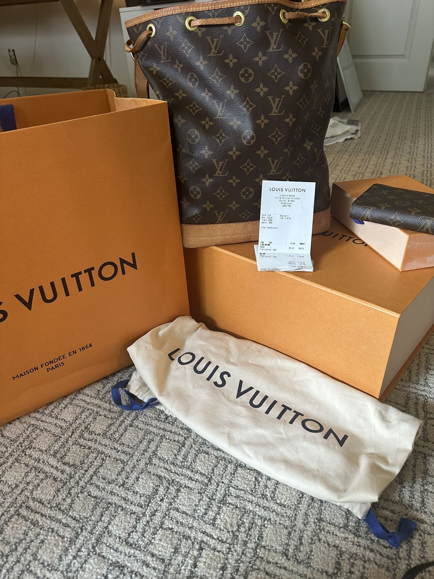 Louis Vuitton Hand Bag And Wallet