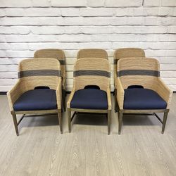 Palecek Fritz Rope Chairs 6pc