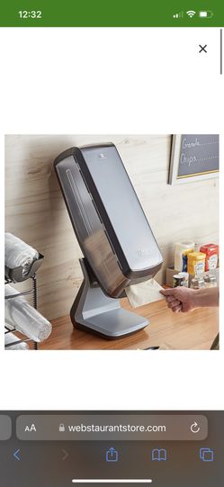 Dixie Ultra 1000 Capacity Black Countertop Interfold Napkin Tower