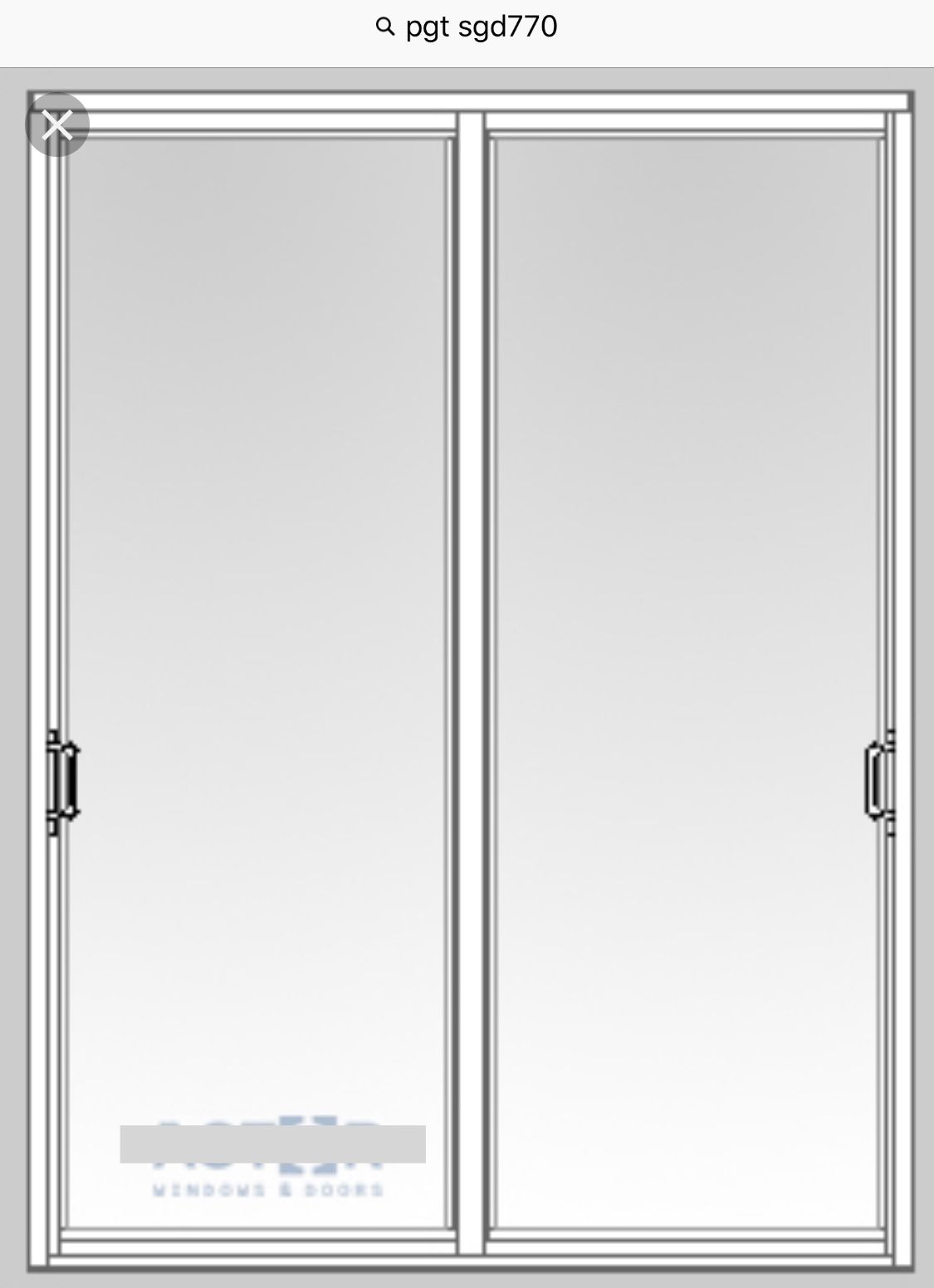 PGT Series SGD 770 Impact Sliding door