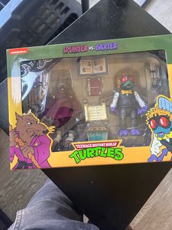 TMNT Splinter vs. Baxter Action Figure 2-Pack