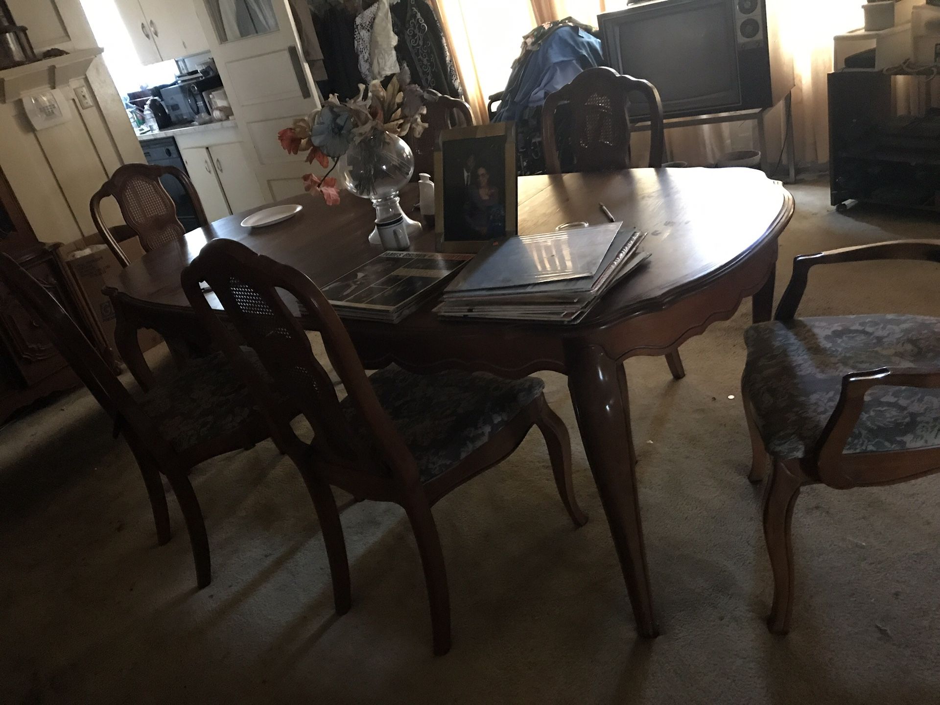 Antique dining table .. Have the matching China cabinet .