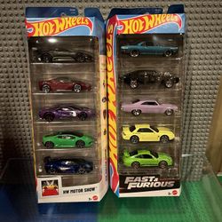 Hot Wheels 5 Packs