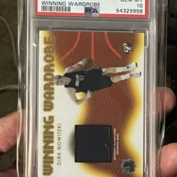 Dirk Nowitzki Relic Basketball Card