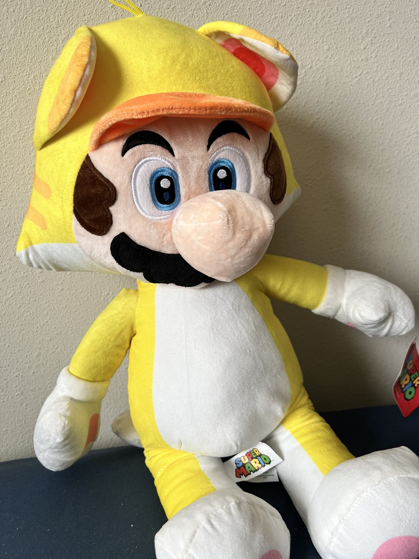 Cat Mario Plush Stuffed Animal
