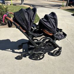 Contours Curve V2 Convertible Tandem Double Baby Stroller & Toddler Stroller 