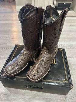 Texas Country Authentic Python Boots