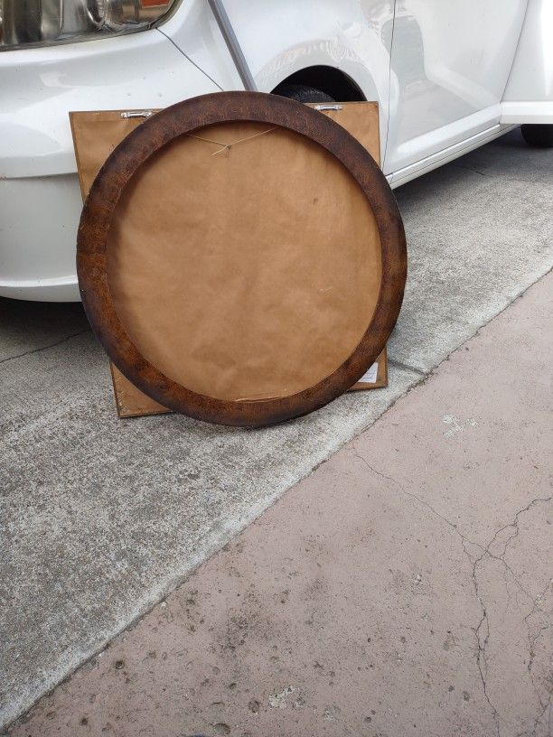 Round Antique Picture Frame