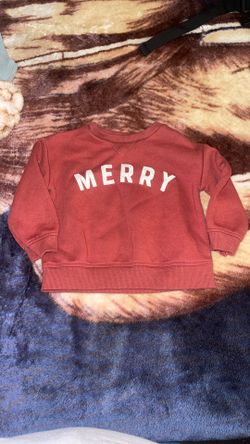 Little Co. MERRY Christmas Sweater Sz 9M 