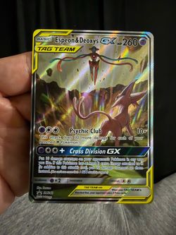 Espeon & Deoxys GX SM240 Pokémon Card