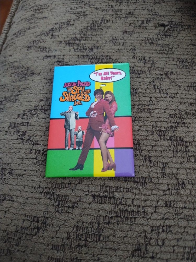 Vintage Austin Power The Spy Who Shagged Me Pin.