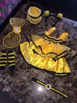2 t old navy bumble bee costume and honey purse