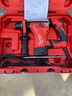 Milwaukee SDs plus rotary hammer
