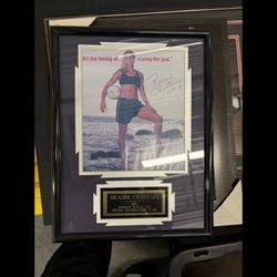 Brandi Chastain Signed Picture Frame