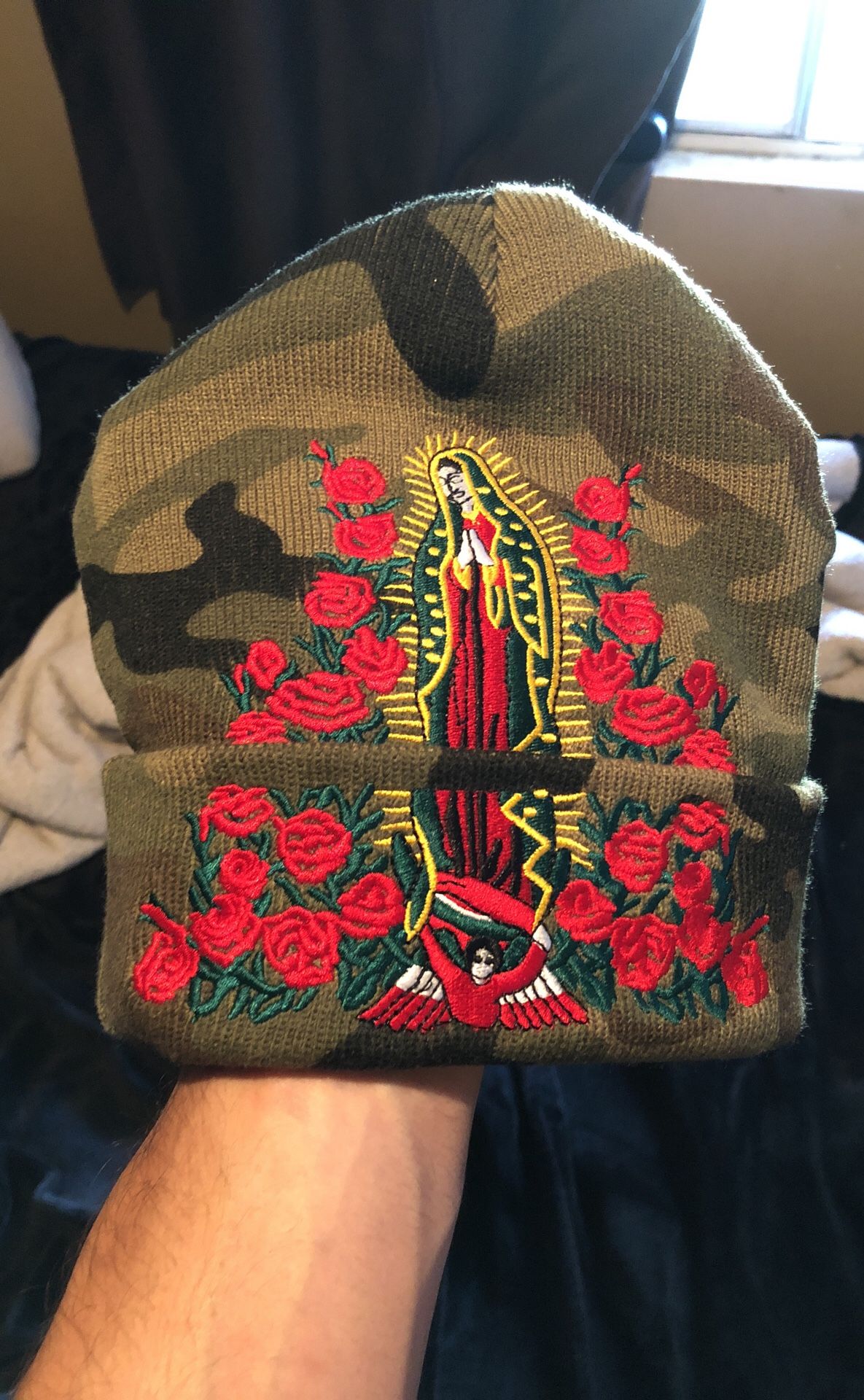 Supreme guadalupe cheap beanie