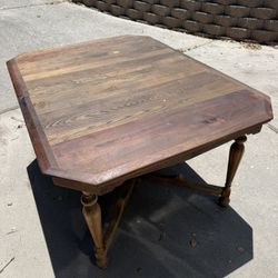 Wood Dining Table Refinished