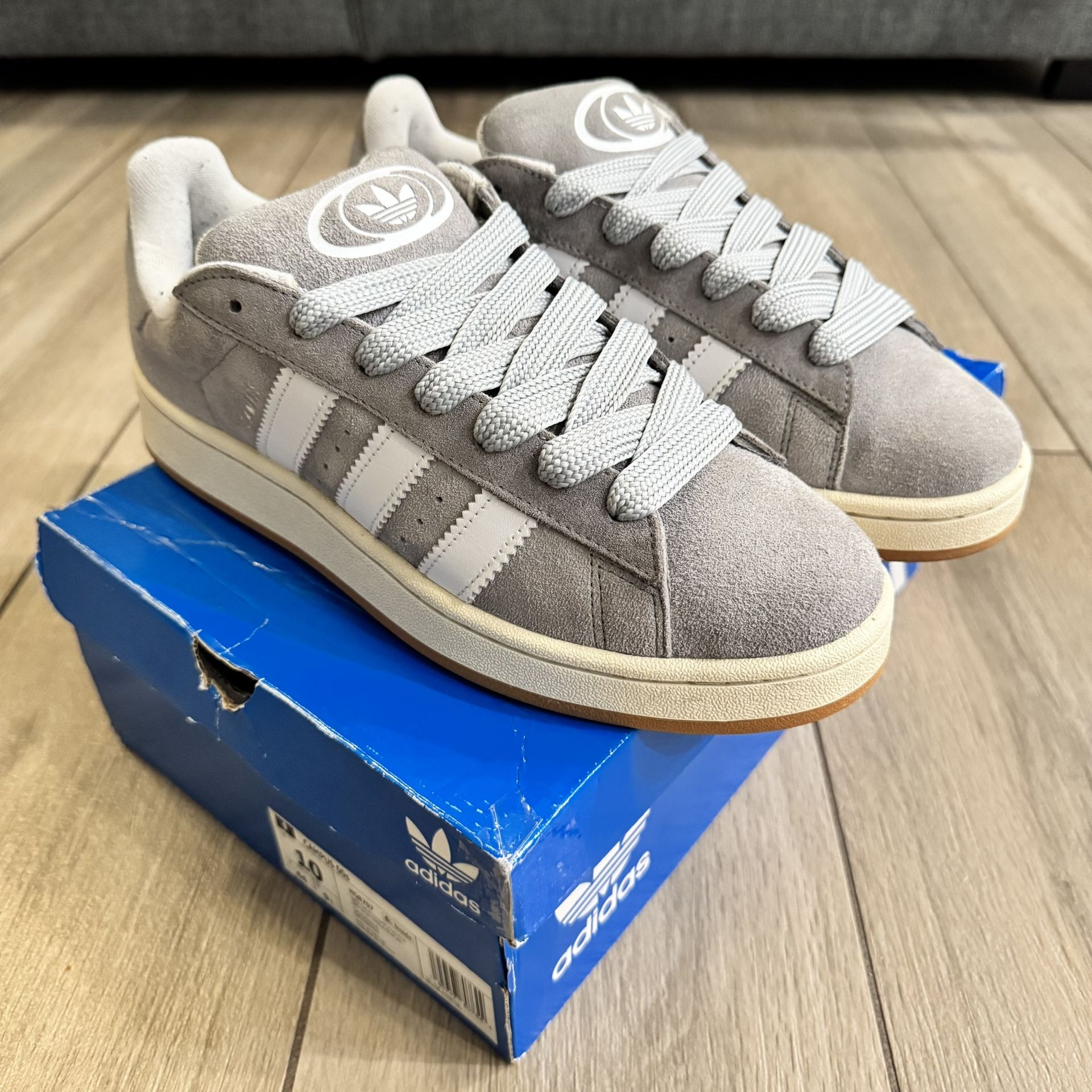 adidas Campus 00s – Grey White - Mens 10