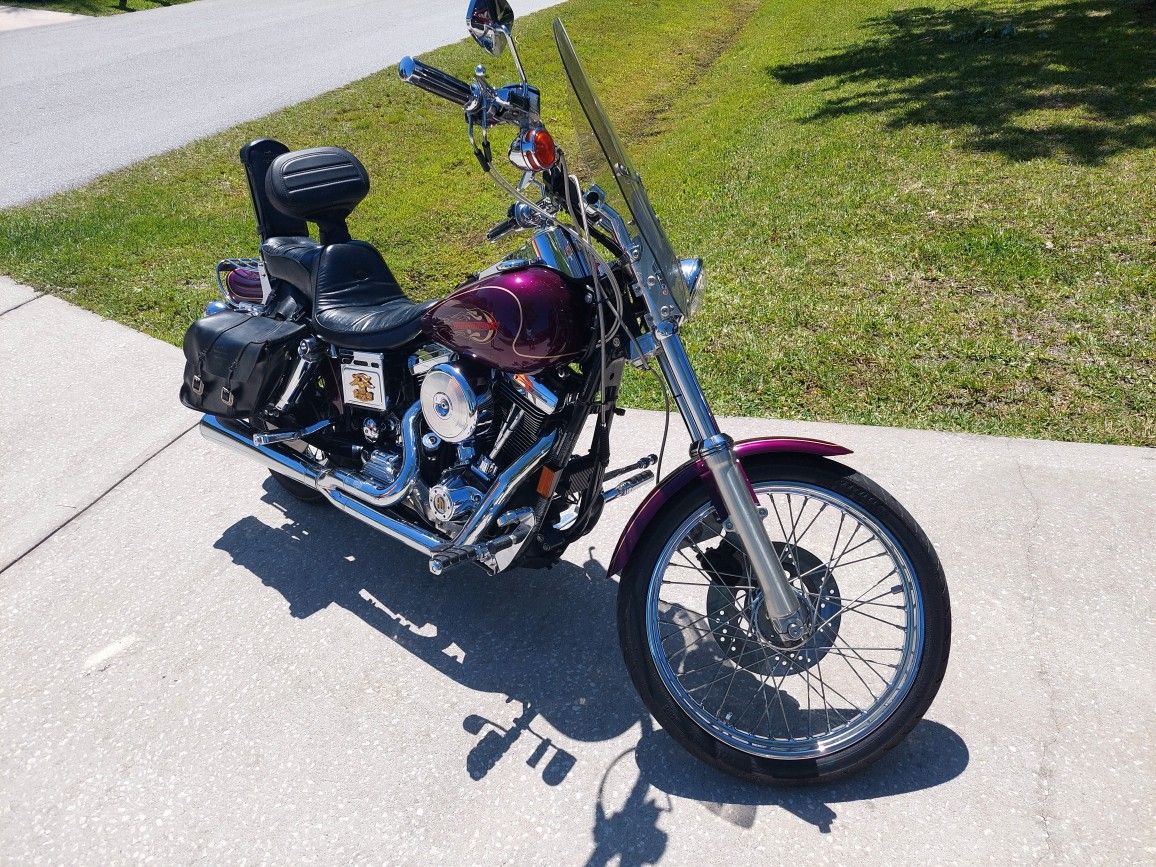96 Harley Davidson Wide Glide $6400.