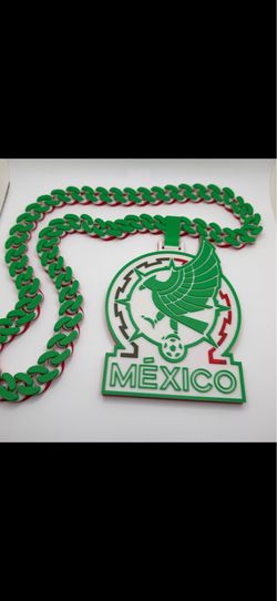 Mexico National Football Team/ Soccer/ Mexico/ Sports/ Necklace/ Chain/ New