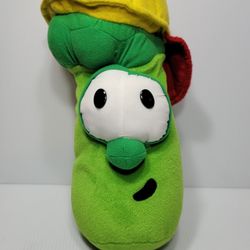 Veggie Tales Junior Asparagus Plush Toy CR Gibson Big Ideas Inc Vintage