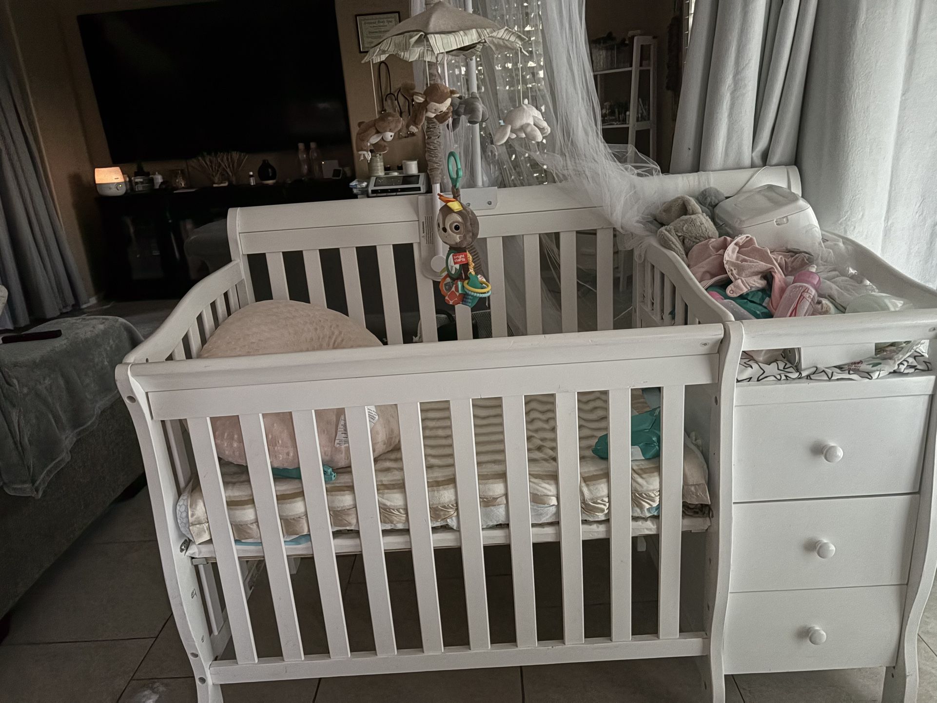 Crib + Changing Table