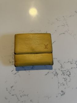Louis Vuitton Yellow Epi Wallet