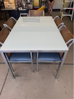 MCM Howell Co. chairs and IKEA Dining Table Set
