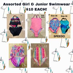 Assorted Girl Swimsuits $10 EACH PIECE!
