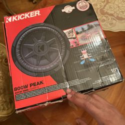 Kicker CompVR 10-Inch (25cm) Subwoofer,