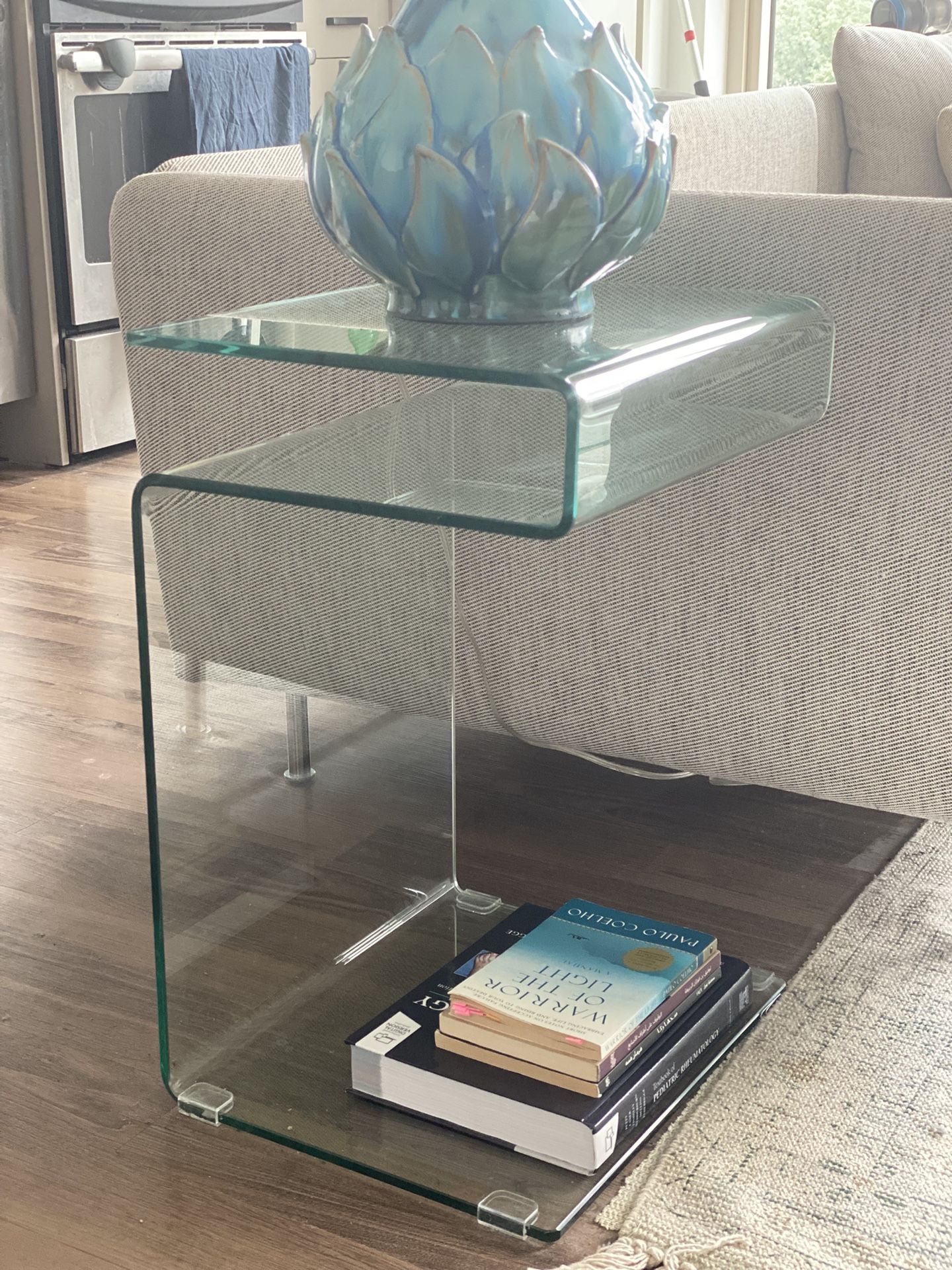 Glass Side Table