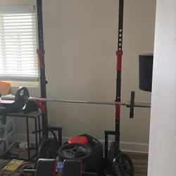 Squat/pullup/bench combo + Weights And bench 