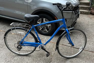 Schwinn Large Blue Hybrid Commuter Bike