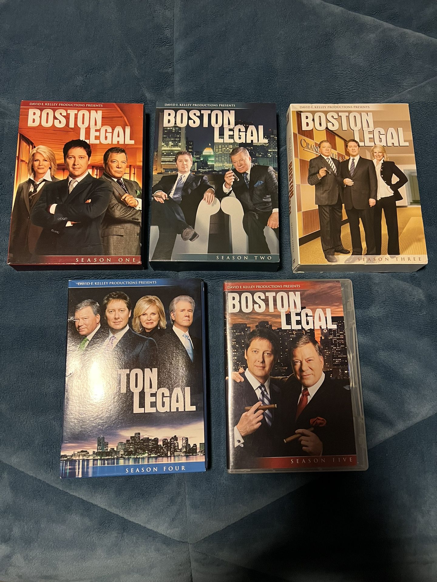 Boston Legal Complete Series on dvd All 5 Seasons