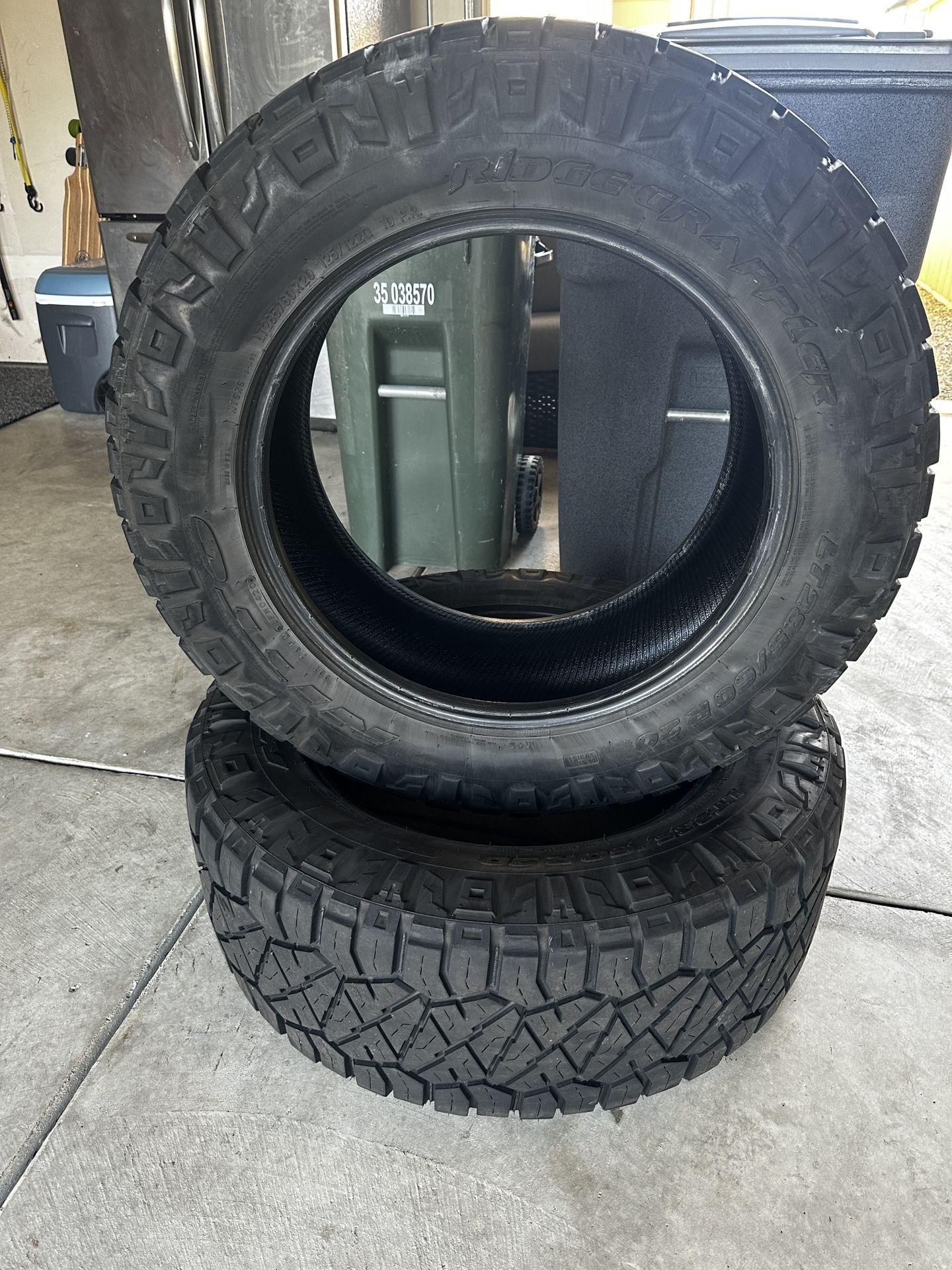 2 Used Nitto Ridge Grapplers 285 60 20