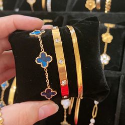 Stainless Steel Non Tarnish Bracelet Stack 