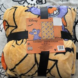 Stitch Halloween Blanket twin 