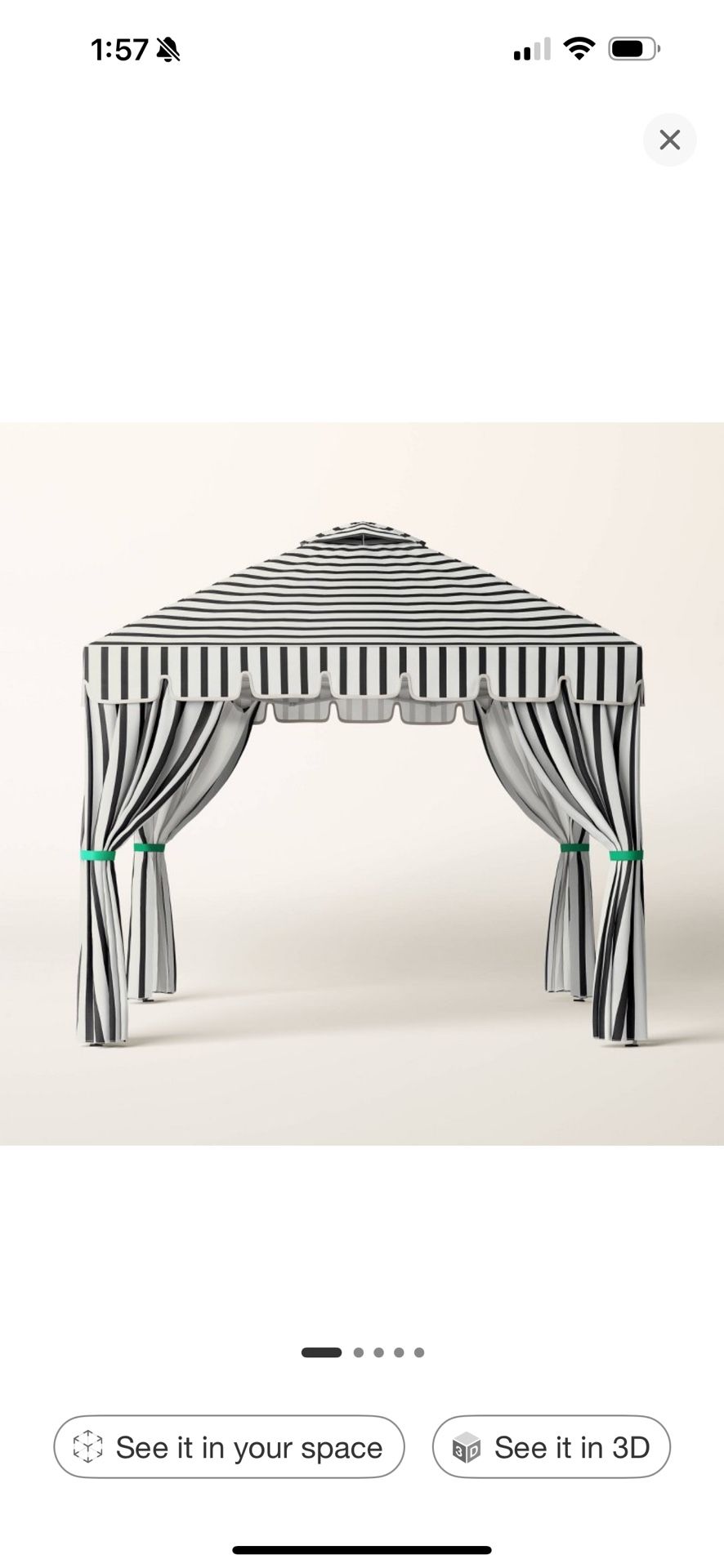 Kate spade X Target Striped Canopy Tent