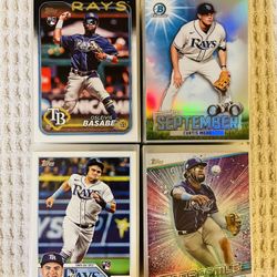 Tampa Bay Rays 160 Card Baseball Lot!