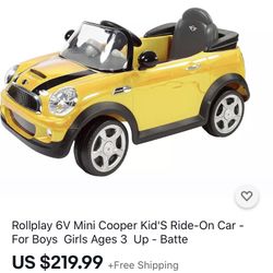 Power Wheels Mini Cooper
