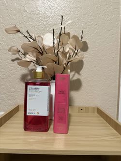 Truly Strawberry Blossom Body Wash and  The clearing Serum