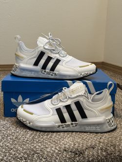 Adidas NMD V3 ‘White/Black/Gold Sz 9.5