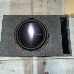 Rockford Fosgate 15” T2 Subwoofer With Ported Box $800 Or Trade For Two T1s 12”