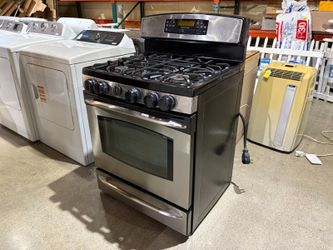 GE PROFILE 30″ Free-Standing Dual-Fuel Double Oven Range Model # J2B918SEK3SS