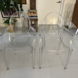 Modholic Ghost Acrylic Armchairs Set Of 2 