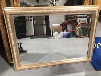 Mirror With Detailed Frame